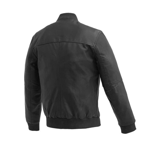 Aviator Mens Bomber Leather Jacket image 1
