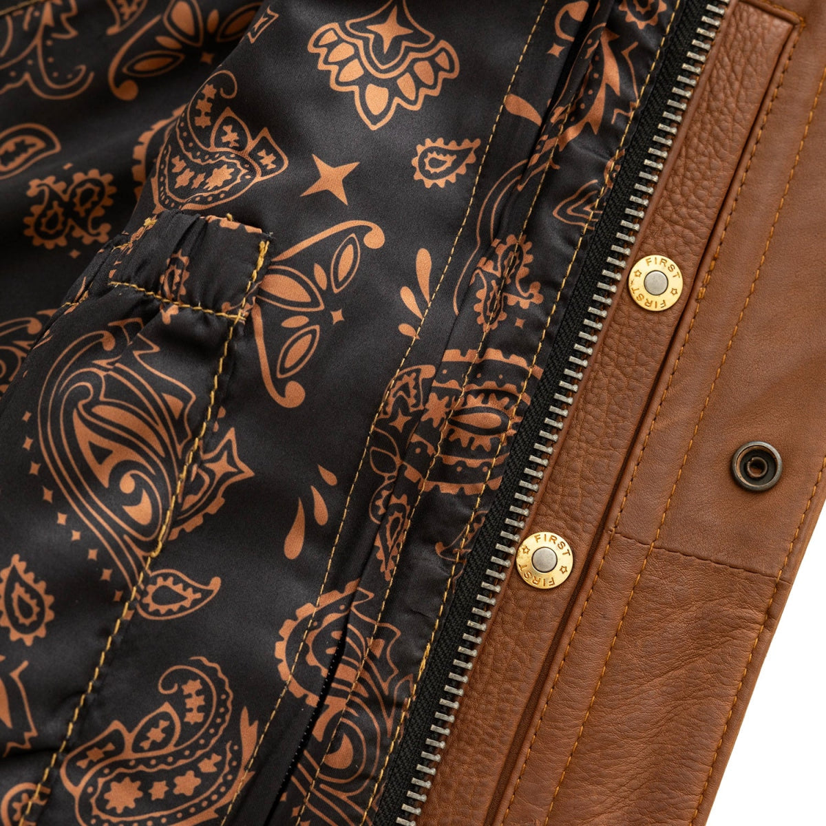 Dust Devil Men's Motorcycle Leather Vest (limited edition) image 3