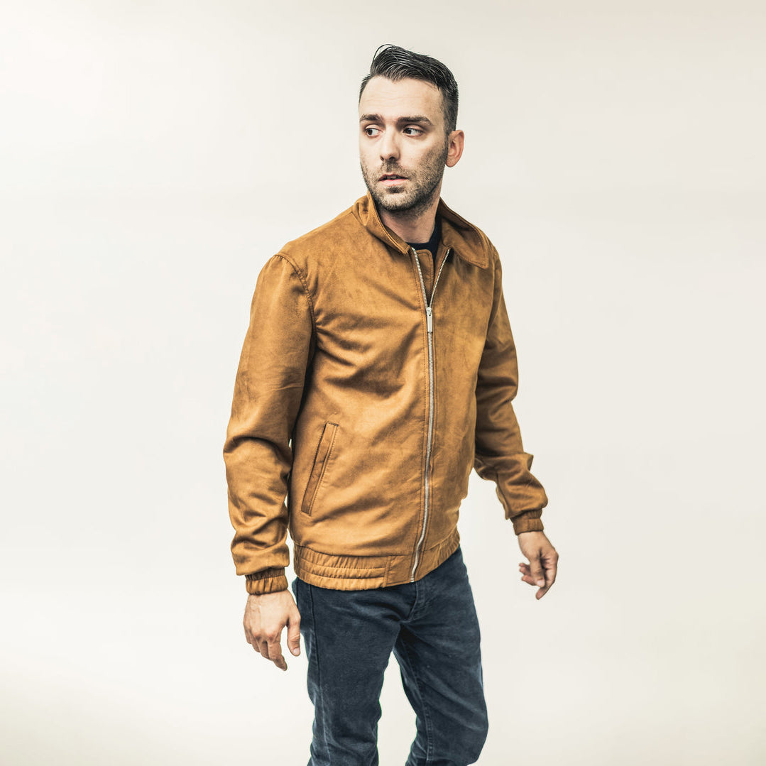 Cameron Men's Vegan Faux Suede Jacket image 0