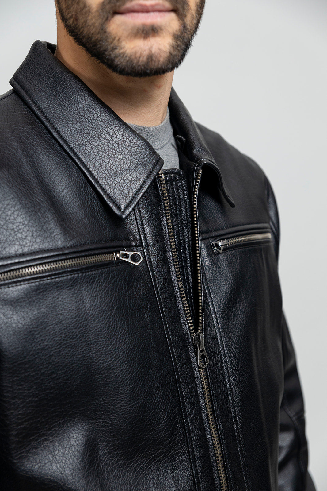 Conner Men's Vegan Faux Leather Jacket image 1