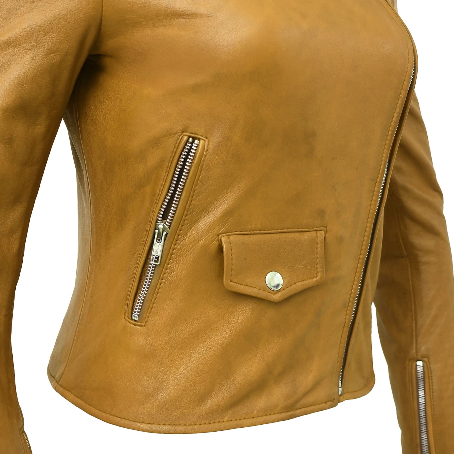 Lennox Moto Style Leather Jacket image 2