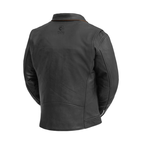 Arnold Men's Motorcycle Leather Jacket — Fang Leather Co.