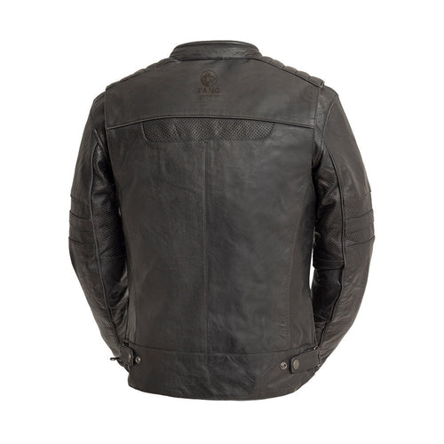 BiTurbo - Men's Leather Motorcycle Jacket — Fang Leather Co.