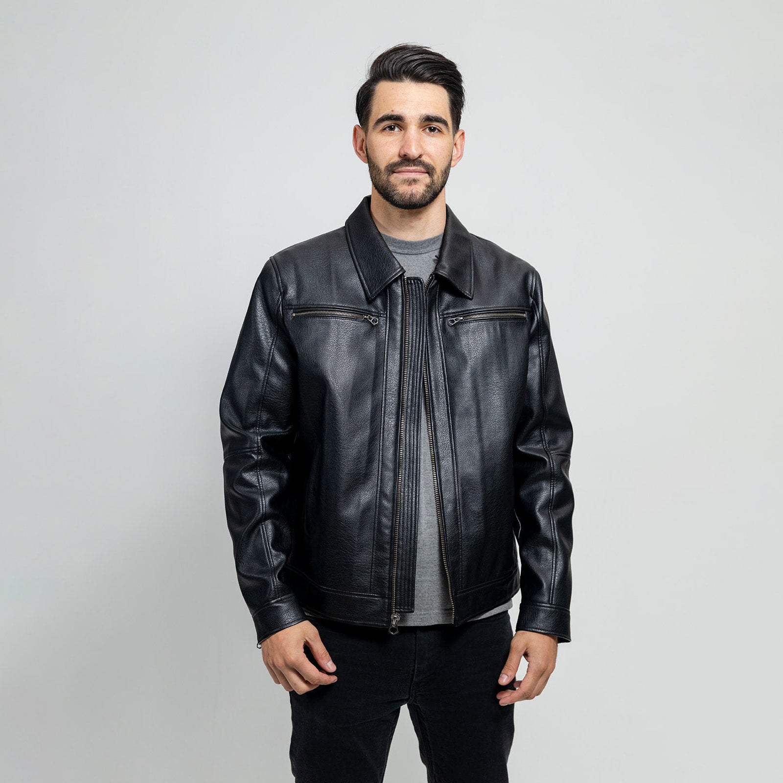 Conner Men's Vegan Faux Leather Jacket image 0